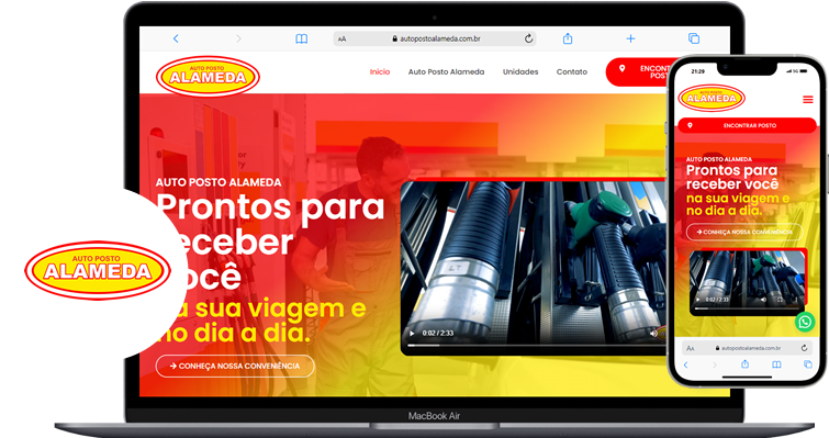 Criação de Site para Posto de Gasolina