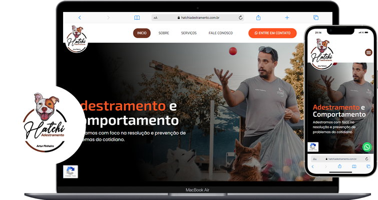 Criação de Site para Adestrador