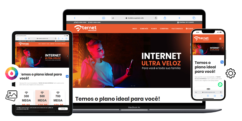 Site para Provedor de Internet