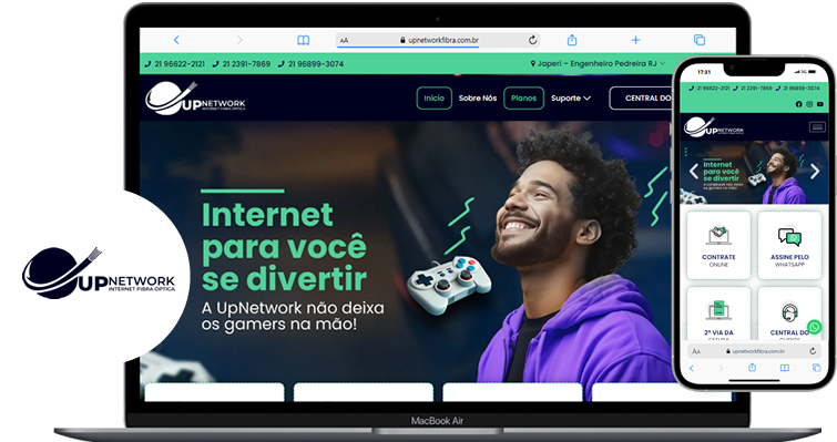 Site para Provedor de Internet